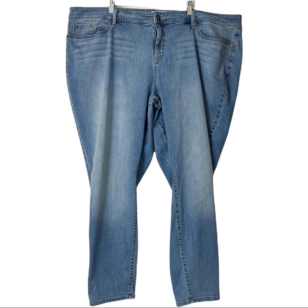 Torrid Women's Jeans Curvy Skinny 12" High Rise Ankle Light Wash Plus Size 28 - Picture 1 of 8